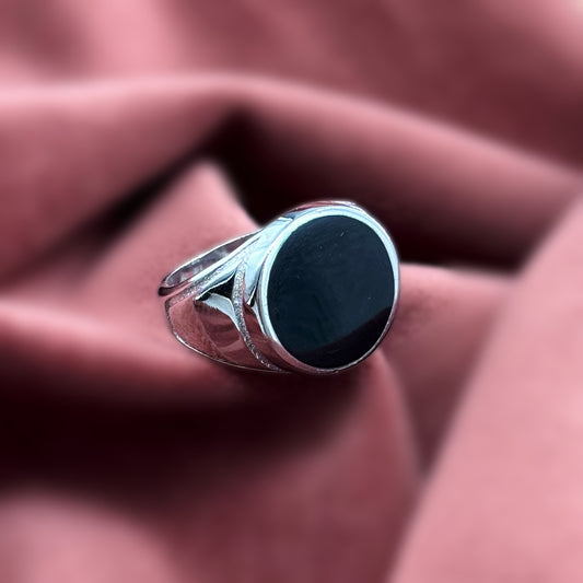 Turkish Style Men’s Black Onyx Ring
