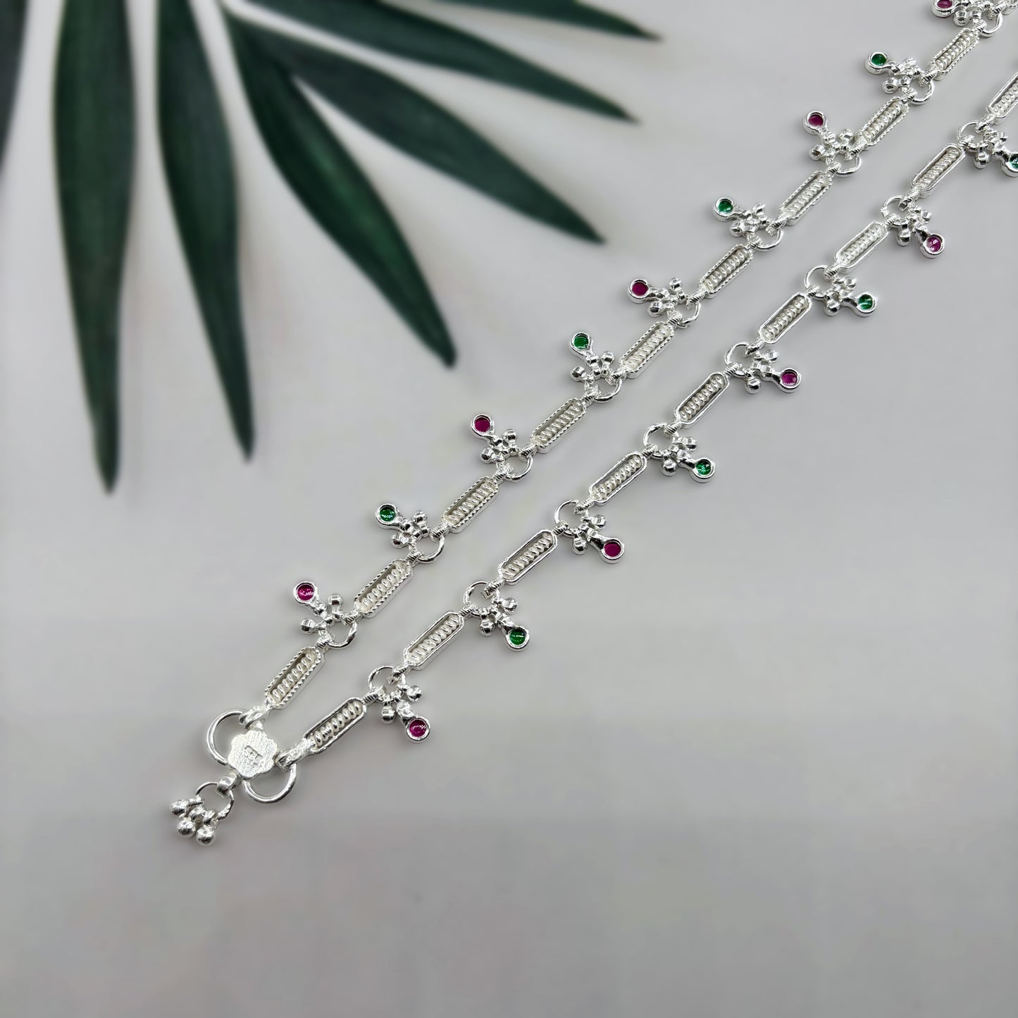 delicate cut stone embellishments Anklet