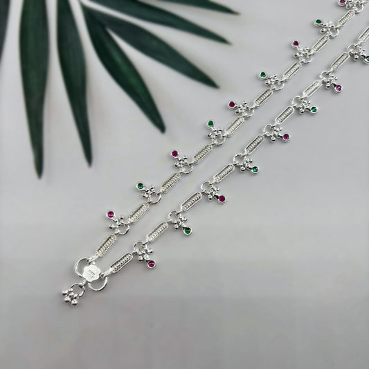 delicate cut stone embellishments Anklet