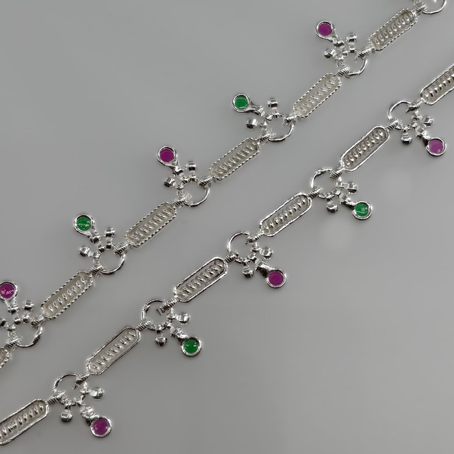 delicate cut stone embellishments Anklet