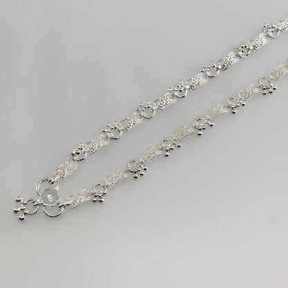 unique charm with tiny dangling beads