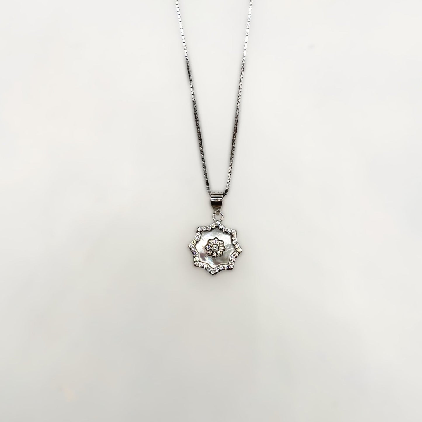 Luxury Floral Star Set in Italian 92.5 Silver