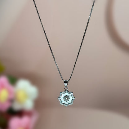 Luxury Floral Star Set in Italian 92.5 Silver