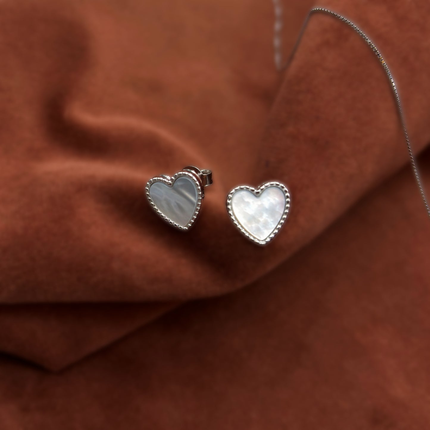 Classic Heart Set in Italian 92.5 Silver
