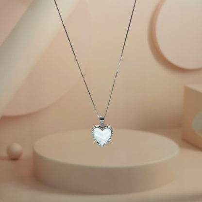 Classic Heart Set in Italian 92.5 Silver