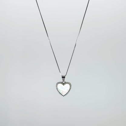 Classic Heart Set in Italian 92.5 Silver