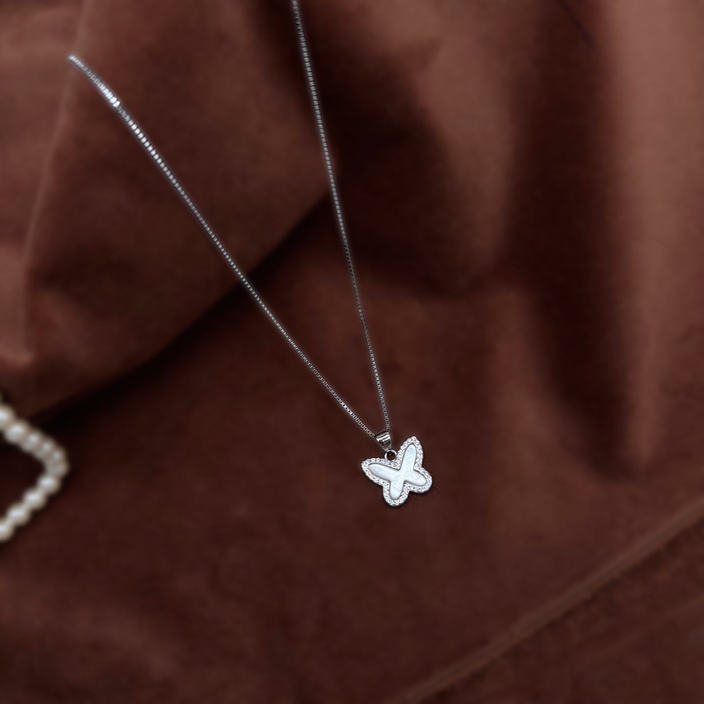 Butterfly Elegance Set in Italian 92.5 Silver