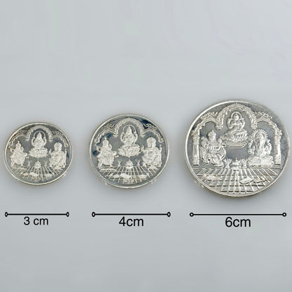 999 Fine Silver Laxmi Puja Coin | Diwali Special