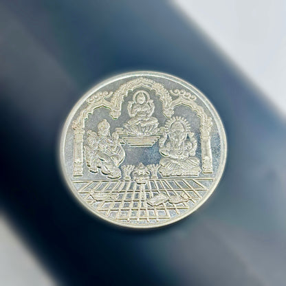 999 Fine Silver Laxmi Puja Coin | Diwali Special