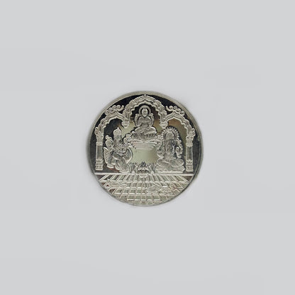999 Fine Silver Laxmi Puja Coin | Diwali Special