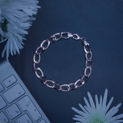 Men’s Hollow Link Bracelet