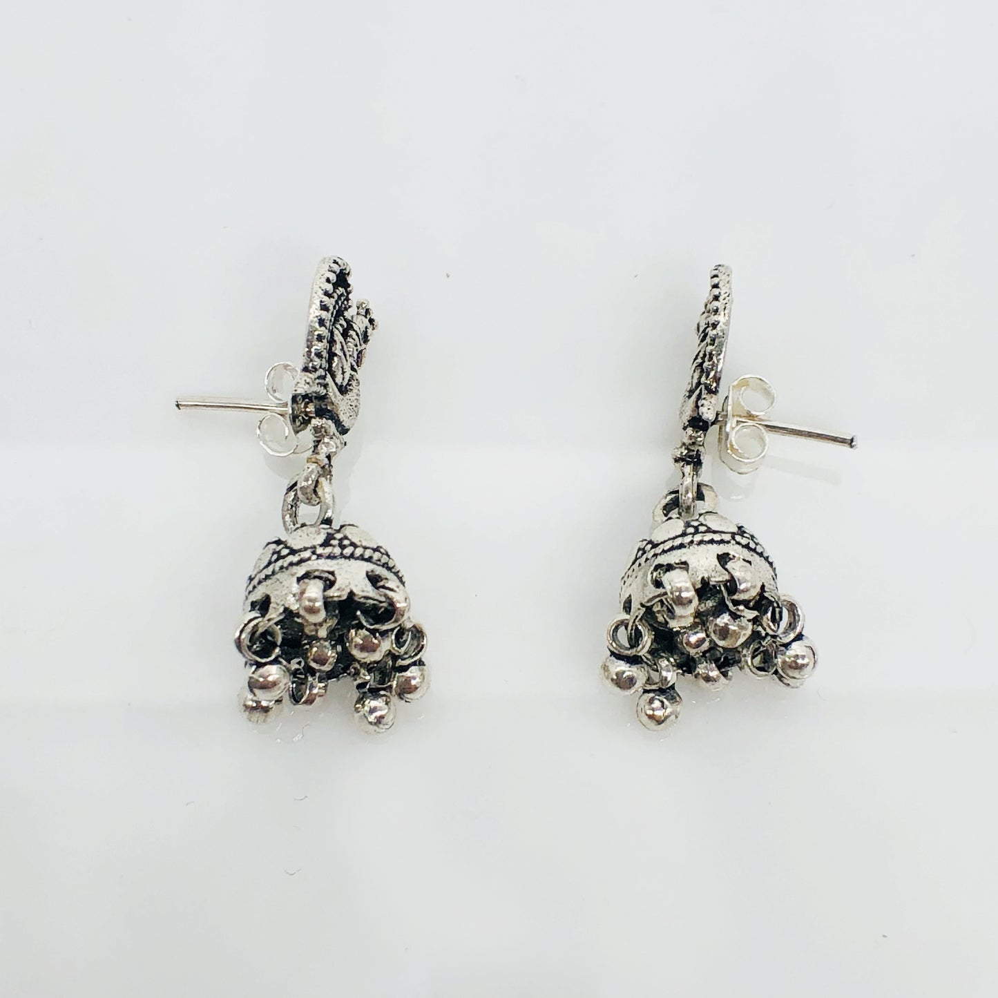 Peacock Jhumka Earrings