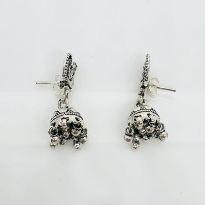 Peacock Jhumka Earrings