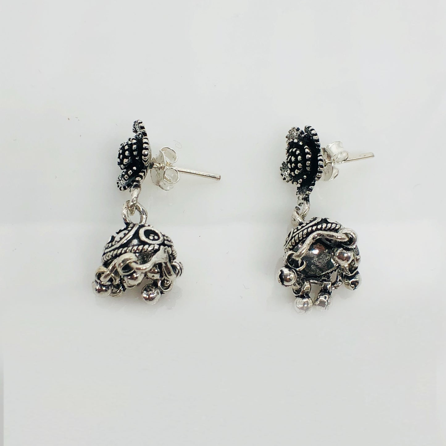 Floral Jhumka Earrings