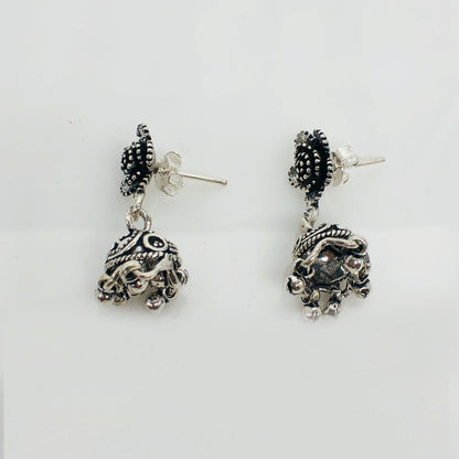 Floral Jhumka Earrings