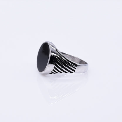 Turkish Style Men’s Black Onyx Ring
